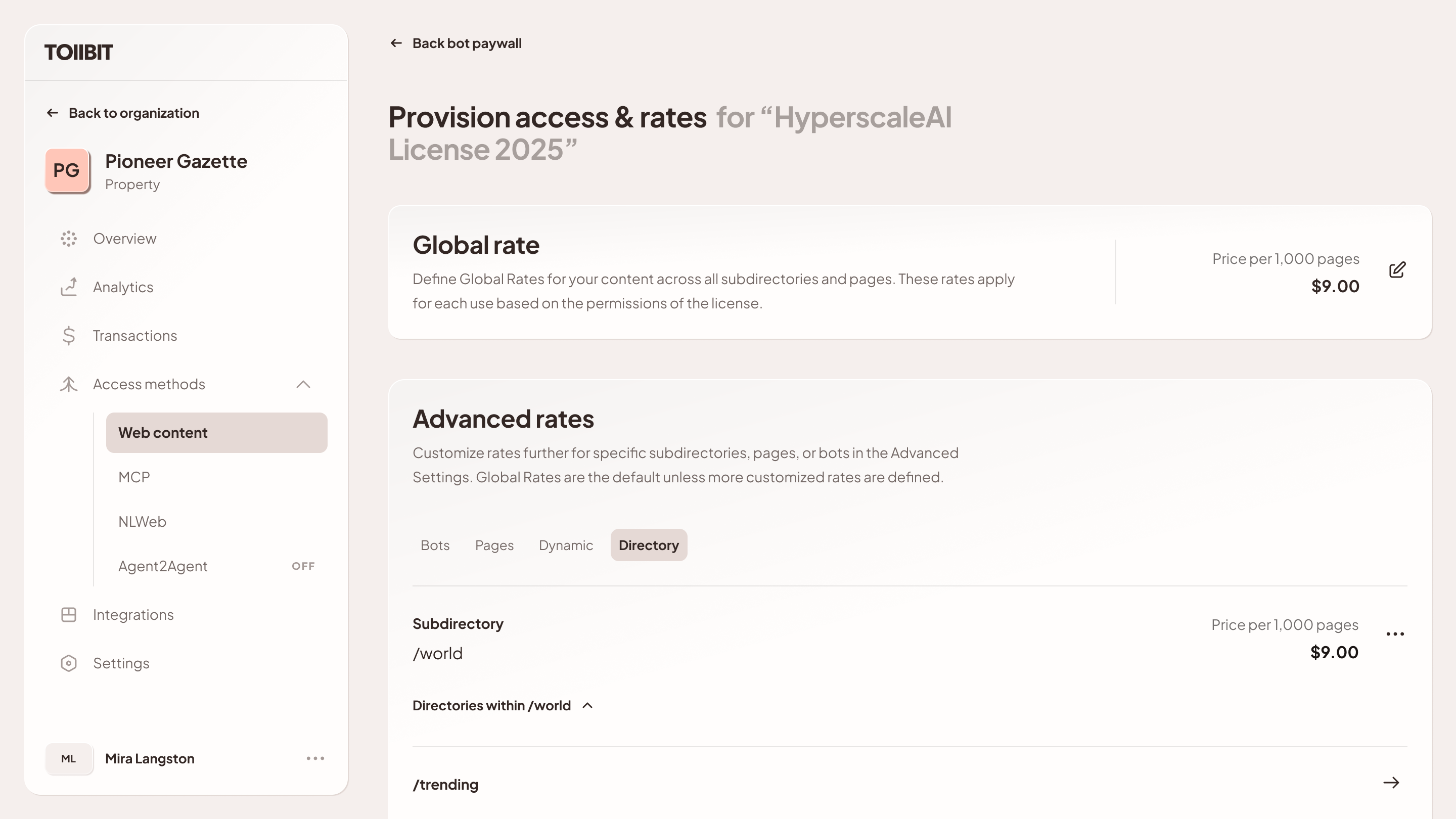 New Configuration Experience